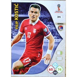 carte PANINI ADRENALYN XL FIFA 2018 #314 Filip Kostić / Serbia