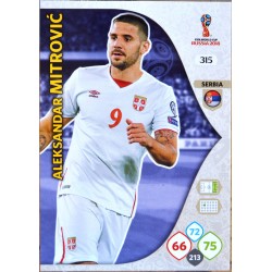 carte PANINI ADRENALYN XL FIFA 2018 #315 Aleksandar Mitrović / Serbia