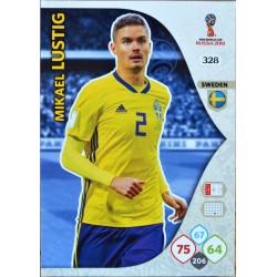 carte PANINI ADRENALYN XL FIFA 2018 #328 Mikael Lustig / Sweden