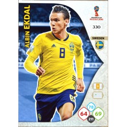 carte PANINI ADRENALYN XL FIFA 2018 #330 Albin Ekdal / Sweden