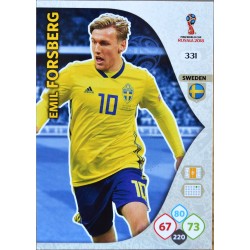carte PANINI ADRENALYN XL FIFA 2018 #331 Emil Forsberg / Sweden