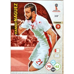 carte PANINI ADRENALYN XL FIFA 2018 #337 Hamdi Naguez / Tunisia
