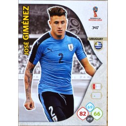 carte PANINI ADRENALYN XL FIFA 2018 #347 José Giménez / Uruguay