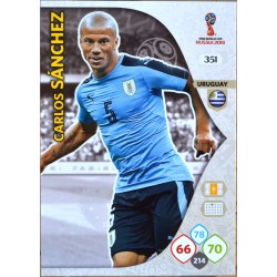 carte PANINI ADRENALYN XL FIFA 2018 #351 Carlos Sánchez / Uruguay