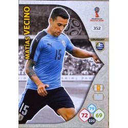 carte PANINI ADRENALYN XL FIFA 2018 #352 Matías Vecino / Uruguay