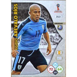 carte PANINI ADRENALYN XL FIFA 2018 #353 Egidio Arévalo Ríos / Uruguay