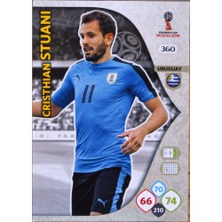 carte PANINI ADRENALYN XL FIFA 2018 #360 Cristhian Stuani / Uruguay