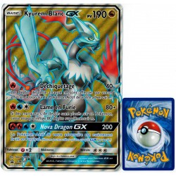 carte Pokémon SM141 Kyurem Blanc GX JUMBO 190 PV - FULL ART Promo NEUF FR