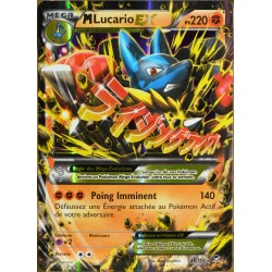 carte Pokémon 55/111 Méga Lucario-EX 220 PV ULTRA RARE XY Poings Furieux NEUF FR