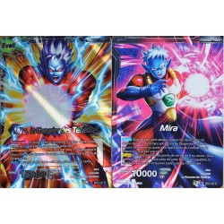carte Dragon Ball Super BT3-107-R Mira & Mira, le guerrier des ténèbres NEUF FR