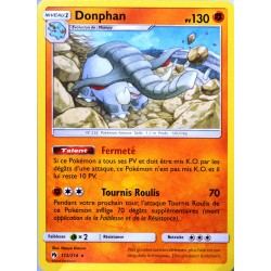 carte Pokémon 112/214 Donphan 130 PV SL8 - Soleil et Lune - Tonnerre Perdu NEUF FR