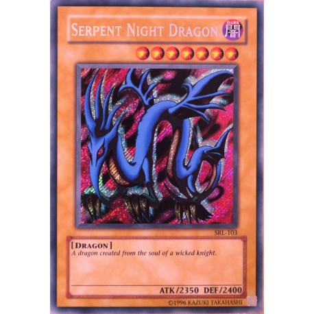 carte YU-GI-OH SRL-EN103 Serpent Night Dragon NEUF FR