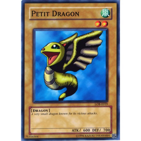 carte YU-GI-OH LOB-E019 Petit Dragon NEUF FR