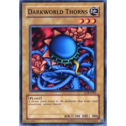 carte YU-GI-OH LOB-E092 Darkworld Thorns NEUF FR