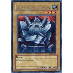 carte YU-GI-OH LOB-E054 Giant Soldier of Stone NEUF FR