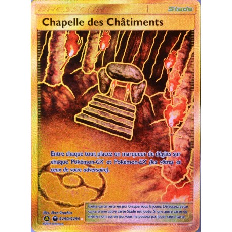 carte Pokémon SV90/68 Chapelle des Châtiments FULL ART SL11.5 - Soleil et Lune - Destinées Occultes NEUF FR