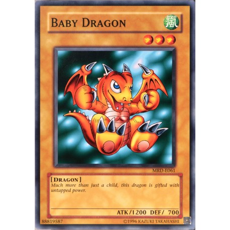 carte YU-GI-OH MRD-E061 Baby Dragon NEUF FR