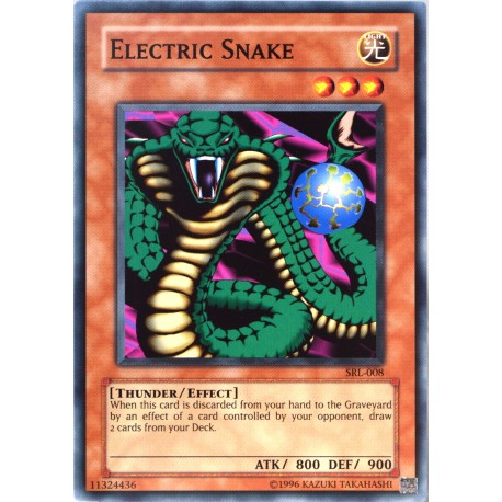 carte YU-GI-OH SRL-EN008 Electric Snake NEUF FR