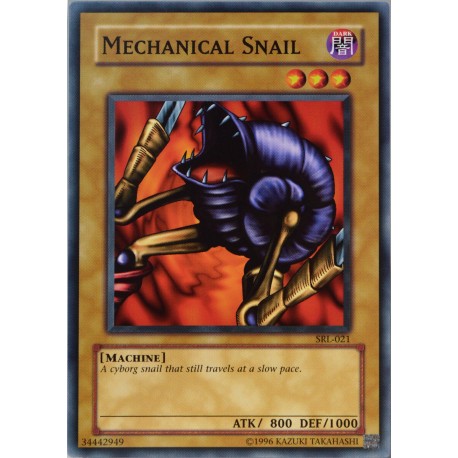 carte YU-GI-OH SRL-EN021 Mechanical Snail NEUF FR