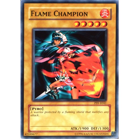 carte YU-GI-OH PSV-E041 Flame Champion NEUF FR