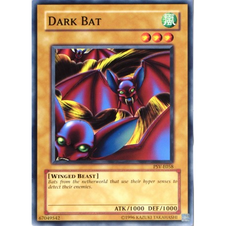 carte YU-GI-OH PSV-E058 Dark Bat NEUF FR
