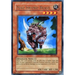 carte YU-GI-OH PSV-E091 Mad Sword Beast NEUF FR