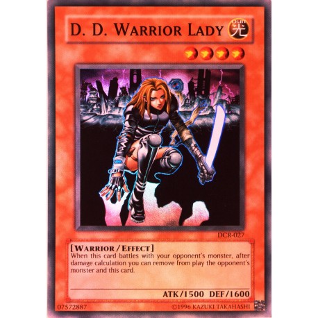 carte YU-GI-OH DCR-027 D.D. Warrior Lady NEUF FR