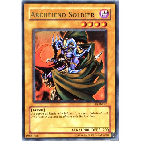 carte YU-GI-OH DCR-057 Archfiend Soldier NEUF FR