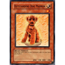 carte YU-GI-OH DCR-062 Outstanding Dog Marron NEUF FR