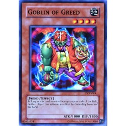 carte YU-GI-OH DCR-065 Goblin of Greed NEUF FR