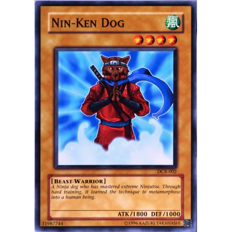 carte YU-GI-OH DCR-002 Nin-ken Dog NEUF FR