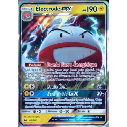carte Pokémon 48/168 Electrode GX SL7 - Soleil et Lune - Tempête Céleste NEUF FR