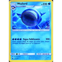 carte Pokémon 40/168 Wailord SL7 - Soleil et Lune - Tempête Céleste NEUF FR