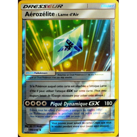 carte Pokémon 195/236 Aérozélite : Lame d'air - REVERSE SL11 - Soleil et Lune - Harmonie des Esprits NEUF FR