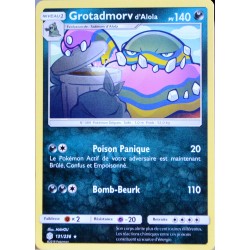 carte Pokémon 131/236 Grotadmorv d'Alola SL12 - Soleil et Lune - Eclipse Cosmique NEUF FR