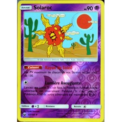 carte Pokémon 62/168 Solaroc - REVERSE SL7 - Soleil et Lune - Tempête Céleste NEUF FR