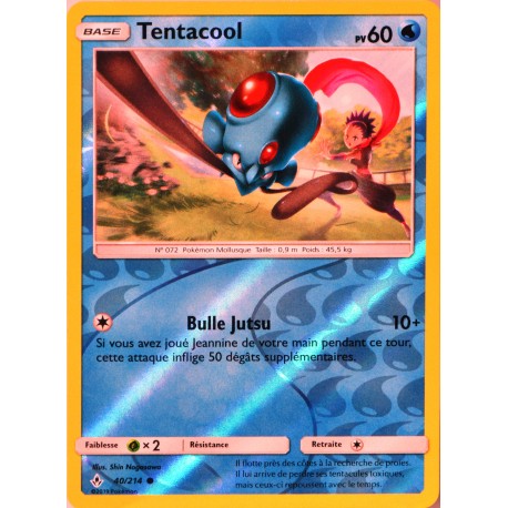 carte Pokémon 40/214 Tentacool - REVERSE SL10 - Soleil et Lune - Alliance Infaillible NEUF FR