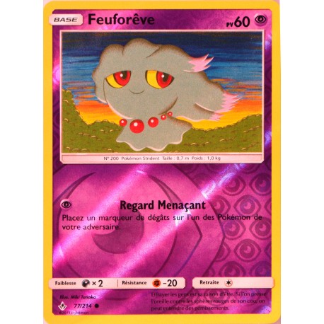 carte Pokémon 77/214 Feuforêve - REVERSE SL10 - Soleil et Lune - Alliance Infaillible NEUF FR