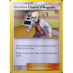carte Pokémon 52/68 Dernière chance d'Auguste SL11.5 - Soleil et Lune - Destinées Occultes NEUF FR