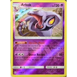 carte Pokémon 27/68 Arbok - REVERSE SL11.5 - Soleil et Lune - Destinées Occultes NEUF FR