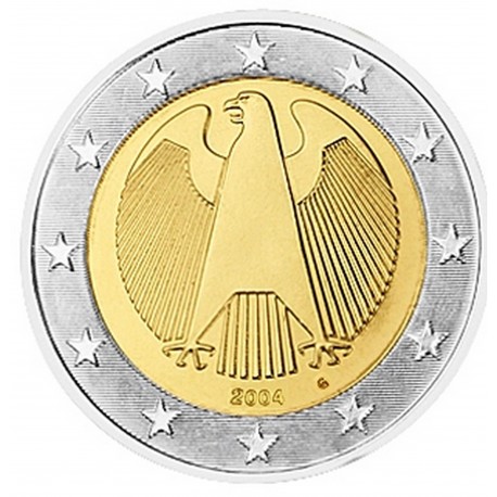 2 EURO Allemagne 2004 G BE 140.000 EX.