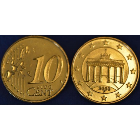 10 CENT Allemagne 2003 F BE 6.000.000 EX.