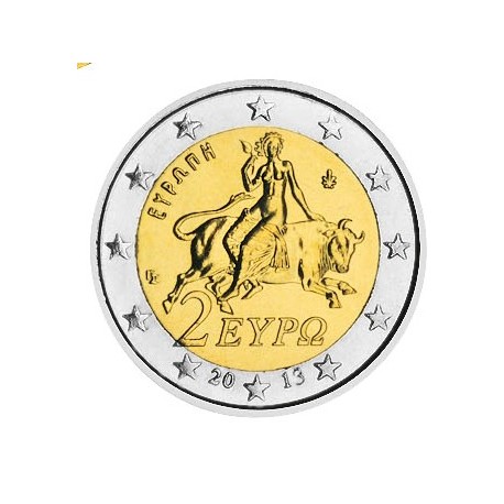 2 EURO Grèce 2013 BU 20.000 EX.