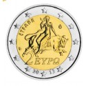 2 EURO Grèce 2013 BU 20.000 EX.