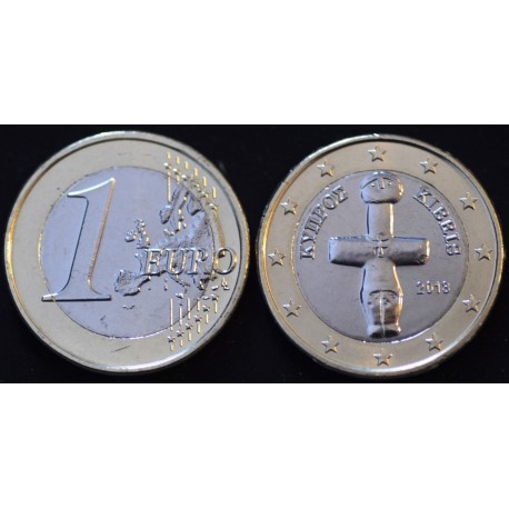 1 EURO CHYPRE 2013 UNC 100.000 EX.