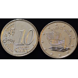 10 CENT CHYPRE 2013 UNC 100.000 EX.