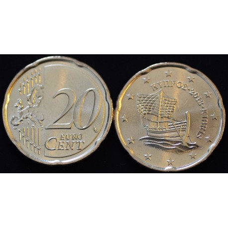 20 CENT CHYPRE 2013 UNC 100.000 EX.