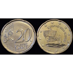 20 CENT CHYPRE 2014 UNC 100.000 EX.