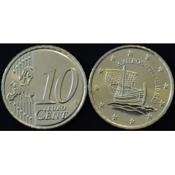10 CENT CHYPRE 2011 UNC 210.000 EX.