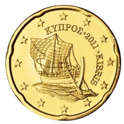 20 CENT CHYPRE 2011 UNC 210.000 EX.
